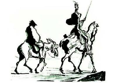 Deichinspektion / Bild Honoré Daumier, Public Domain, wikimedia